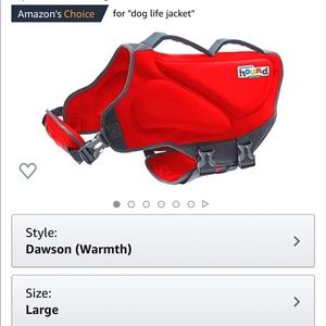 *SOLD * Dog Life Jacket